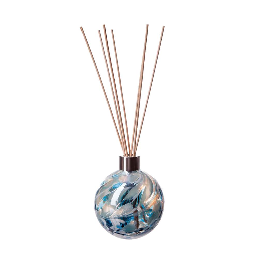 Amelia Art Glass Turquoise & White Sphere Reed Diffuser £15.74